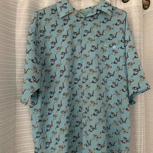 Fubu Men's Shirt Snorkel & Mask nice graphics